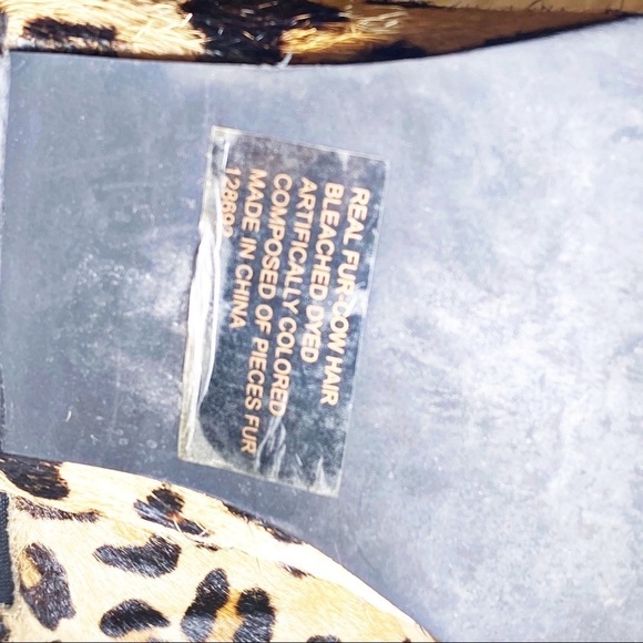 STEVE MADDEN Palace Western Leopard Print Calf Hair Chelsea Bootie, Size 8 - Picture 8 of 10